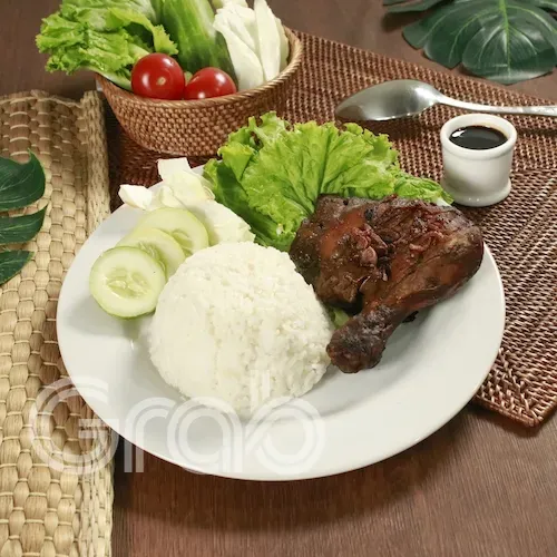 Foto Ayam Bakar Bacem Paha Kampung
