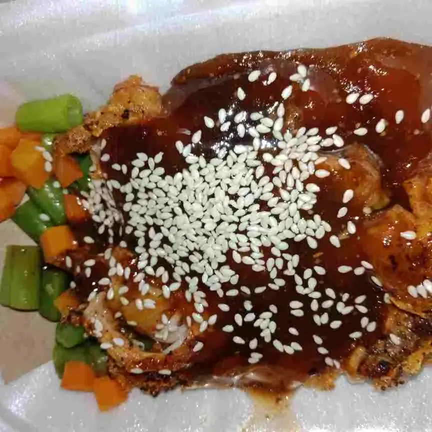 Foto Ayam Geprek Saus Lada Hitam