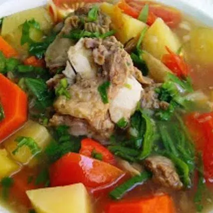 Foto Sop Iga Sapi Komplit Kacang Polong Senerek