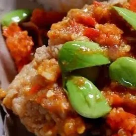 Foto Ayam Geprek Sambal Pete