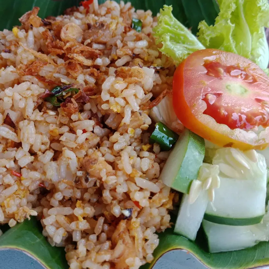 Foto Nasi Goreng Ikan Asin