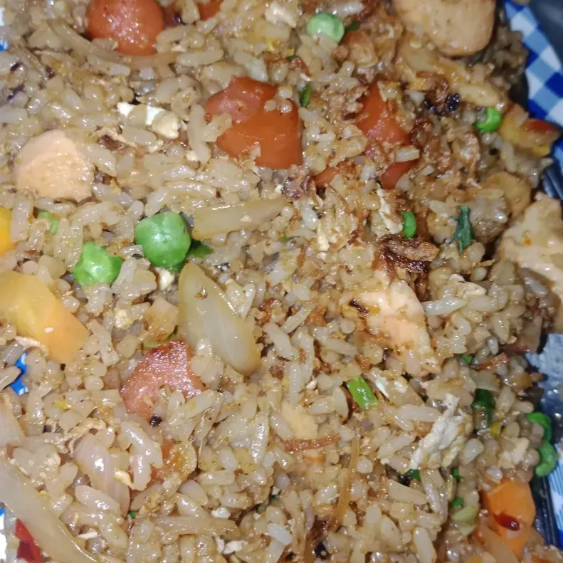Foto Sego Goreng Bakso Ikan,sosis,bakso Udang