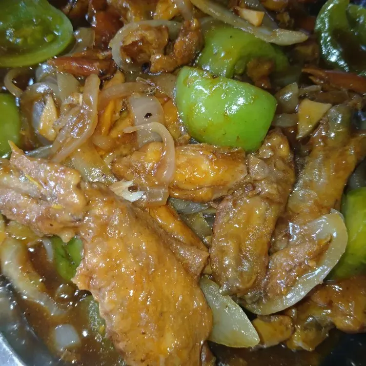 Foto Sayap Masak Saus Tiram