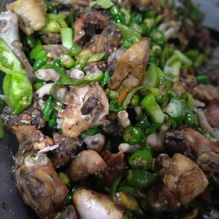 Foto Ayam Masak Cabe Ijo