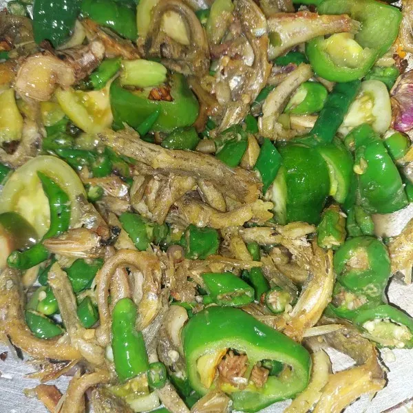 Foto Gereh Kacangan Masak Cabe Ijo